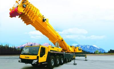 China High Efficiency Yellow 50T Truck Mounted Crane For Construction Projet for sale