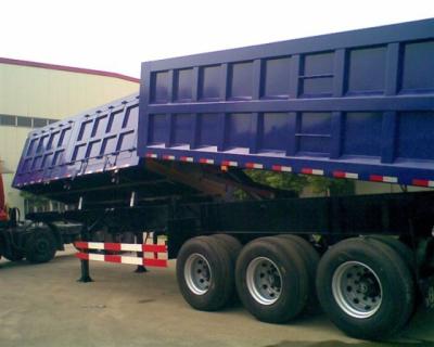 China Tuin Landschap Dump Truck Trailer Met hydraulische cilinder Lifting systeem Te koop