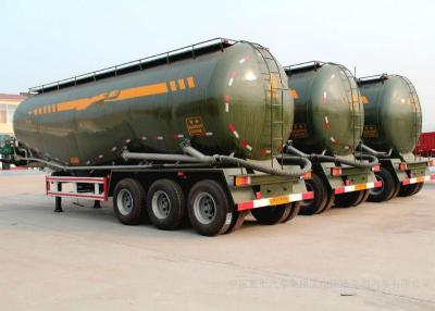 China Bulk Cement Trailer , Cement Bulker Truck High Strength Steel Material 10260*2500*3950mm for sale