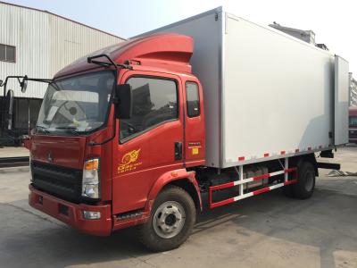 China -20 ° C 3 ton FRP Koelkast box Trucks 5-7 cbm voor Afrika Te koop