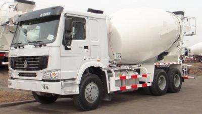 China White Color Concrete Mixer Truck 10 CBM With HW76 Cabin ISO Standard for sale