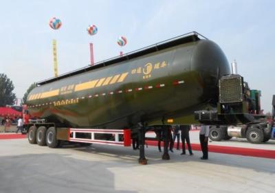 China De Aanhangwagen die van cementbulker met 50 Ton Capaciteit, Aanhangwagen 6mm laadt van de Vrachtwagenvervoerder Diktestaal Te koop