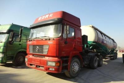 China Customized Semi Bulk Cement Truck With 40 CBM Loading Capacity Red for sale