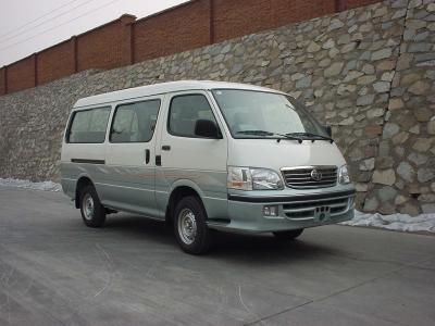 China Mini ônibus Van de 15 assentos, motor de gasolina alto branco do telhado de Van Mini Ônibus à venda