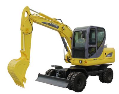 China Four Wheel Driven Axle Mini Wheel Excavator High Cost Performance for sale