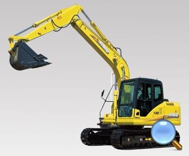 China 0.3cbm Bucet Wheel Excavator , Case Mini Excavator Green Imported Motor for sale