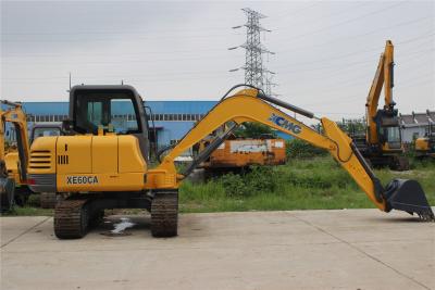 China Het geschatte graafwerktuig van het het Graafwerktuigkruippakje van het Machts60kw Miniwiel voor Kleine Betrouwbare Industrie Te koop