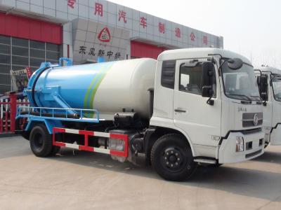 China 8000 Liter spezieller Zweck-LKW Dongfeng-Jet-Vakuumsaugabwasser-Tanklastzug- zu verkaufen