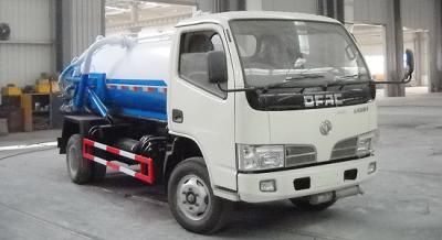 China Dongfeng 5000Liters used vacuum sewage suction tanker truck with good quality hot in sale for sale