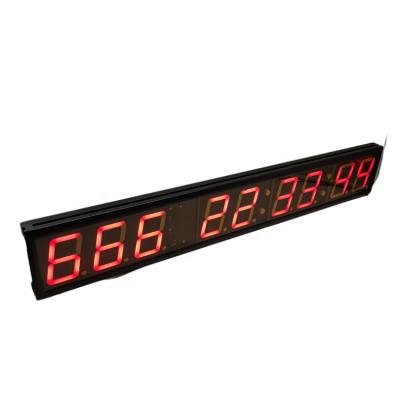 China 4 Inch 9 Digit Big Led Display Industrial Digital Countdown Timer Counter for sale