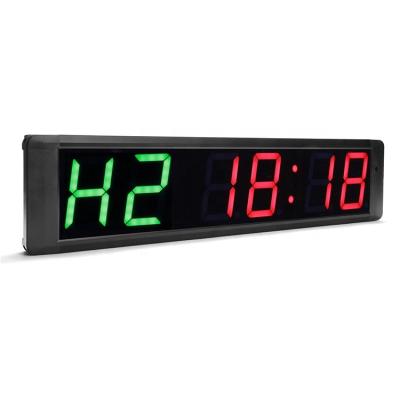 China CLASSIC 4 Inch Large 6 Digits Digital LED Countdown Timer Boxing Training Timer Wall Clock for sale