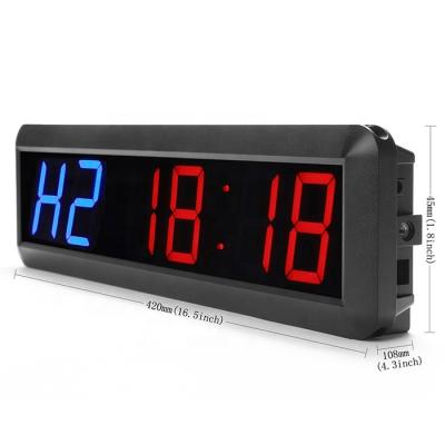 China FILE Display Clock Countdown Timer Indoor Led Gym Interval Training Timer Large for sale