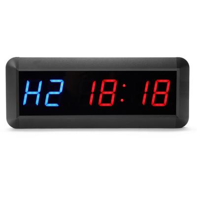 China 1.5 Inch Industrial Hight Shine Led Digital Interval Training Timer Gym Clock for sale