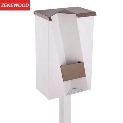 China Zenewood Steel Outdoor Standing Mailbox Letter Box With Mail /W1502 for sale