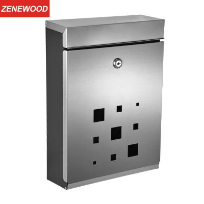 China Zenewood Durable Wholesale Outdoor Wall Mount Mailbox Metal Mailbox For Storage Letter for sale