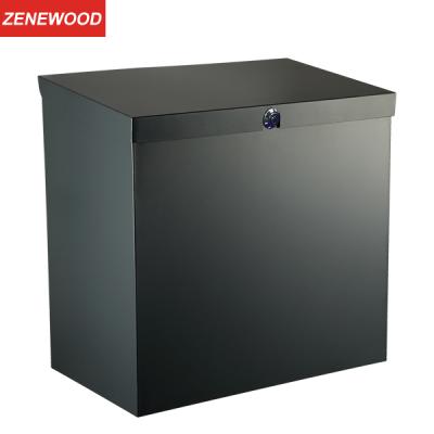 China Zenewood Package Parcel Box 2022 Waterproof Galvanized Steel Wall Mounted Drop Box With Anti-rust And Anti-theft Design for sale