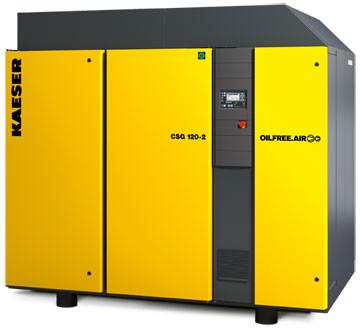 China Yellow Kaeser Nitrogen Air Compressor 300 CFH Max Pressure 120 PSI for sale