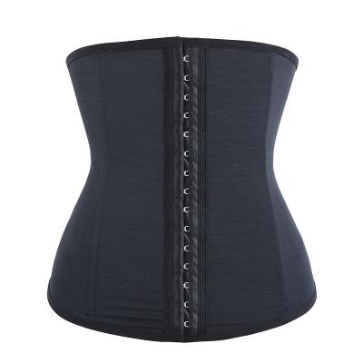 China Black Plus Shaperwear Unisex Logo Dropshipping Waist Trainer Custom Size for sale