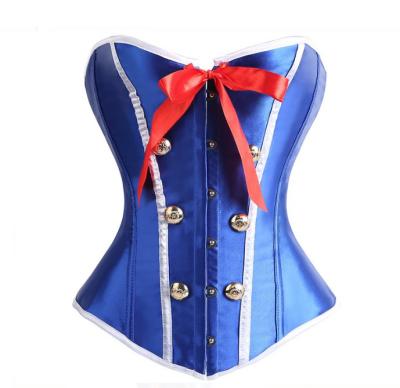 China Sailor Antibacterial Game Ladies Plastic Sexy Corset for sale