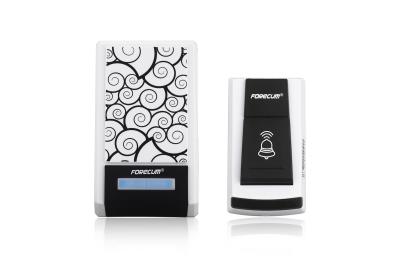 China Programmable Wireless Door Ring Bell Wireless Doorbell Front And Back Door Usage for sale