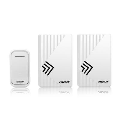 China Contemporary Multi Chime Waterproof Wireless Doorbell With Illuminated Button for sale