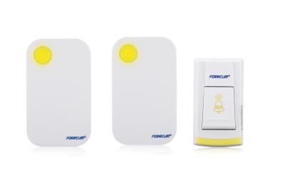 China High End Battery Powered Wireless Doorbell System With 1 Transmitter And 2 Receiver for sale