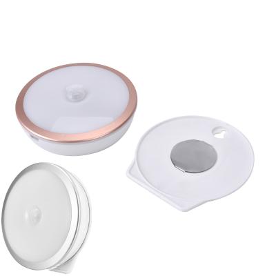 China Wall Mount LED Motion Sensor Night Light For Toilet Rechargeable Polymer Battery for sale