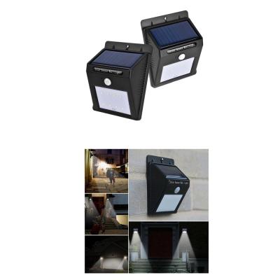 China Energy Saving  Motion Sensor Solar Outdoor Wall Lights With 3.7v 1100mAh Lithium Battery for sale