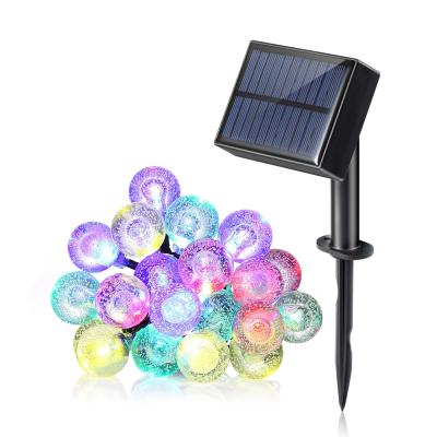 China Multicolor Water Drop 30 Led Outdoor Solar String Lights For Garden / Patio / Home And Holiday Decorations for sale