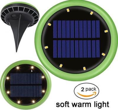 China Green Warm White 8LEDs IP65 Solar Landscape Lighting for Lawn Yard Patio for sale