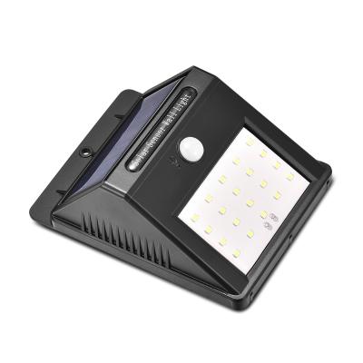 Cina luce fissata al muro solare impermeabile del sensore di moto di IP65 20led per il giardino domestico all'aperto in vendita