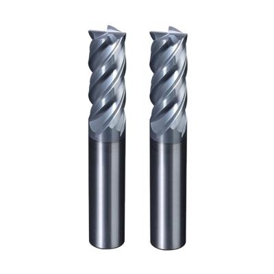 China CNC Milling Machining Solid Carbide 4-Blade CNC Milling Cutter For Metal for sale