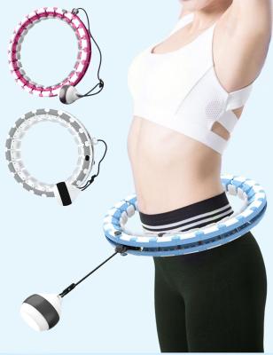 China Bodybuilding Fitness Polynesian Dance Smart Weighted Circles For Adults Exercise Non-Drop Adjustable Polynesian Dance-Circle for sale