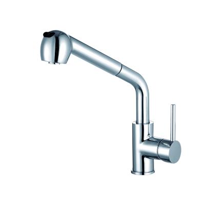 China Modern Kitchen Single Handle Pull Down Kitchen Faucet Brass Kitchen Faucet Mixer Tap for sale