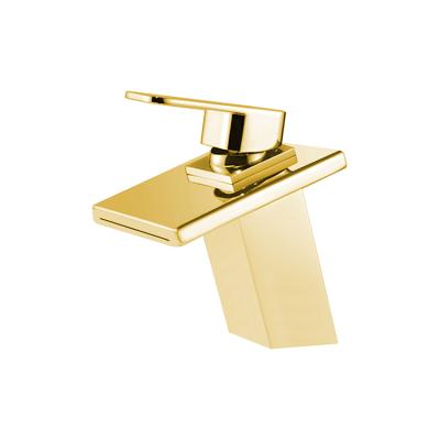 China Sense Faucets Gold Sink Water Faucet Contemporary Finish Bathroom Mixer Taps In USA Hot for sale