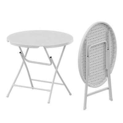 China Benjia HDPE plastic folding banquet round folding tables for restaurant products the round table plastic folding for sale for sale