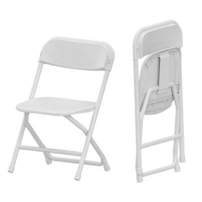 China Benjia Modern Factory Direct Sale 33.5*30*50CM Plastic Children Folding Chair And Table White Folding Chairs For Children for sale