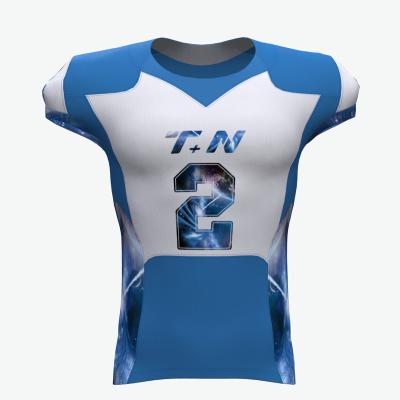 China Breathable Hot Sale OEM Service Sublimation American Football Jersey for sale