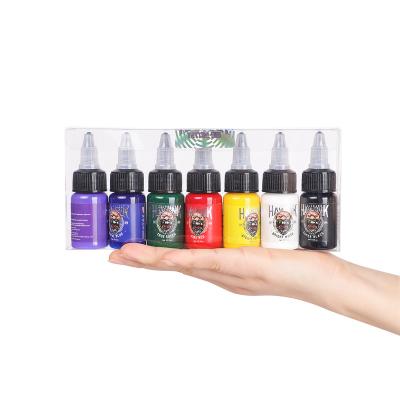 China Body Art Professional Tattoo Ink Original 7 Color Cosmetic Beauty Tattoo Inks Set Supplies for sale