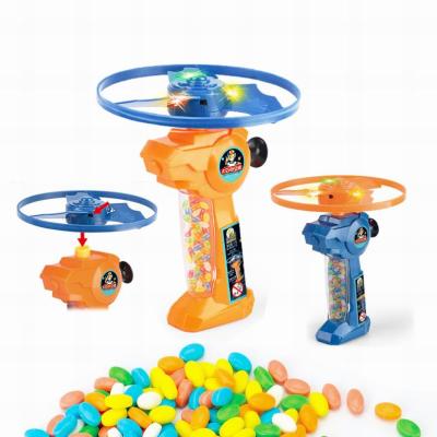 China Full Size New Arrival Flash Flying Helicopter With Sweet Candy Toys for sale