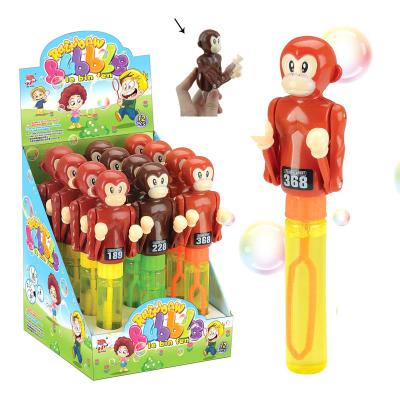 China Plastic Monkey Soap Bubble Wand Plastic Boxing Toys for sale