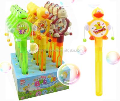 China Big Set of Cartoon Bubble Plastic Animal Rattle Drum Wand for sale