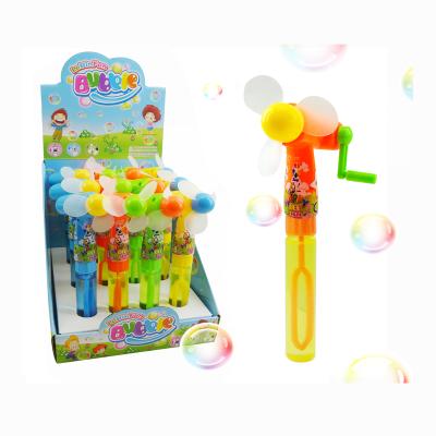 China Shantou Plastic Toys Market Flash Light Fan Bubble Toys for sale