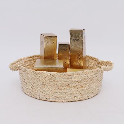 China Wholesale Cheap Viable Hot Durable Straw Fashion Woven Basket For Factory Storage Basket for sale