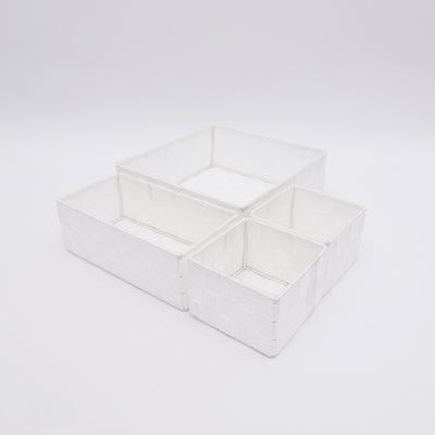 China Sustainable Universal Nylon Snack Basket Nonwoven Storage PP Handicraft Weave Office Cloth Strap Nylon Polypropylene Box for sale