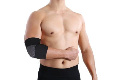 China Soft Tennis Elbow Compression Sleeve , Workout Elbow Support Sleeve Customized Logo for sale