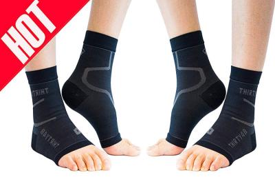 China Plantar Fasciitis Compression Socks , 20 - 30 Mm Height Ankle Support Sleeve Relieve Arch Pain for sale