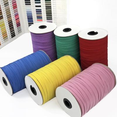 China Colorful High Elastic Rubber Bands Soft Latex Thread DIY Woven Garment Applique Bag Sewing Accessories From 6mm Elastic Band for sale