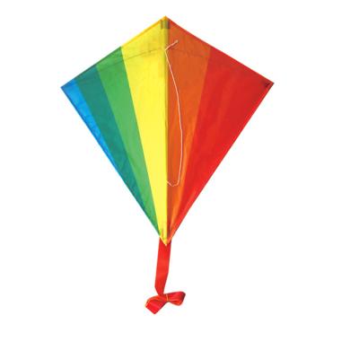 China Outdor Toy 2021newest Design Rainbow Color Diamond Kite for sale