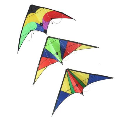 China 2020 Polyester Custom Printed Playing Stunt Training Kite With Flying Wire for sale